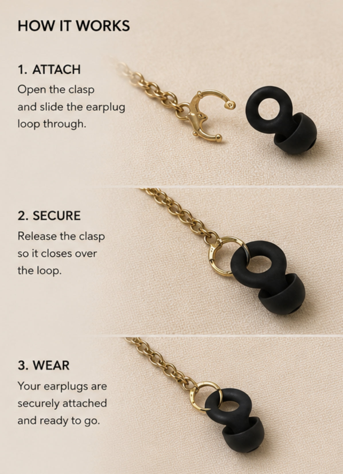 ARKS how it works: attach, secure, wear