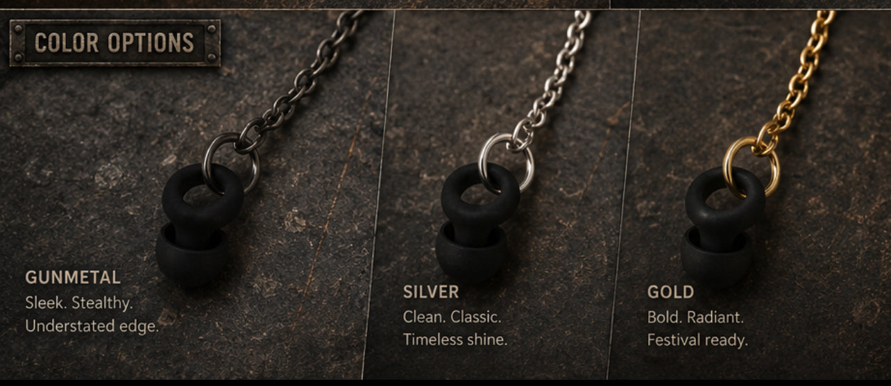 ARKS color options: gunmetal, silver, and gold